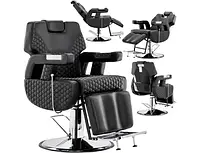 Крісло перукарське гідравлічне для перукарні barber shop Ibrahim Barberking