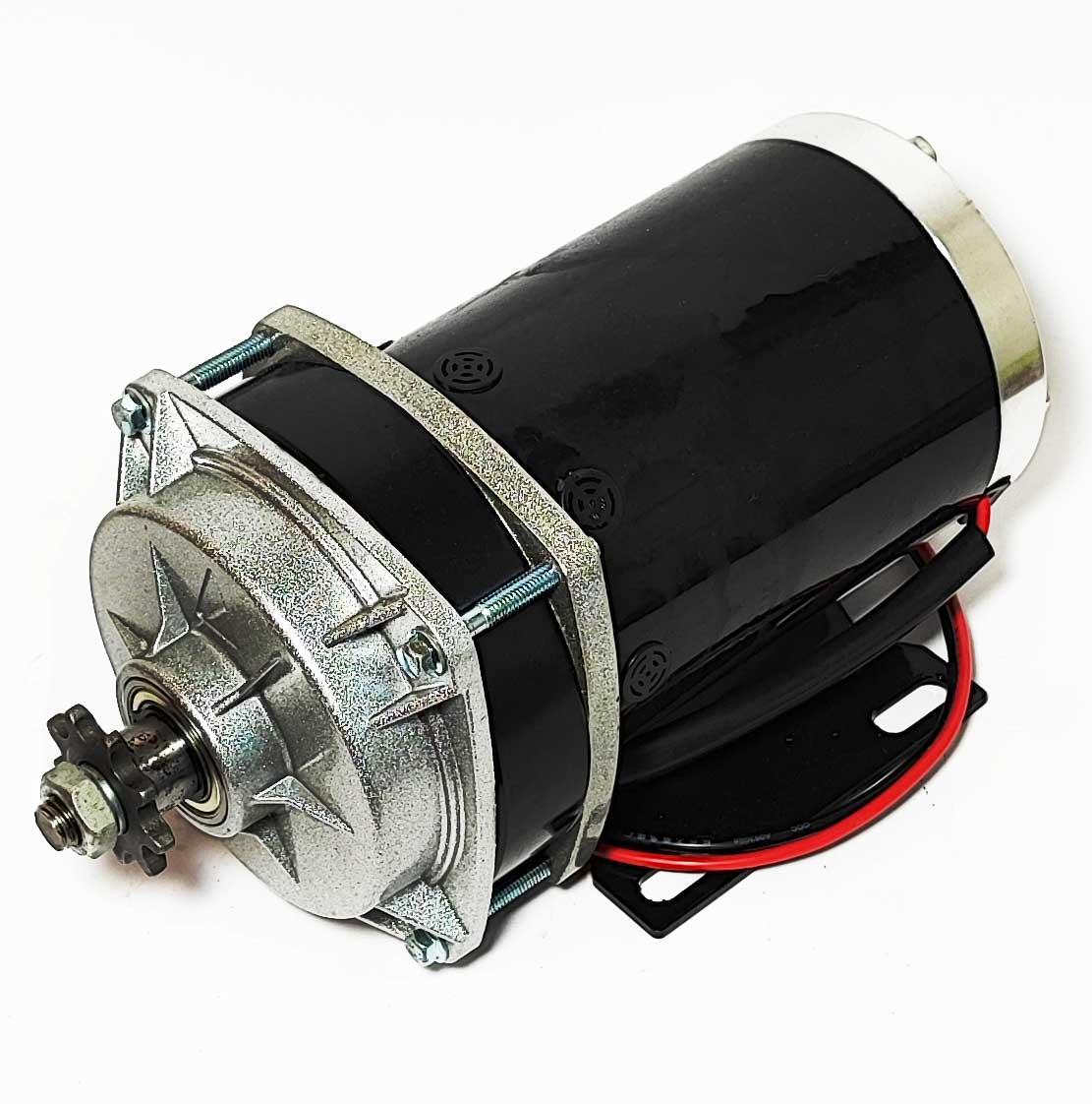 Електромотор із редуктором 24 V 500 W