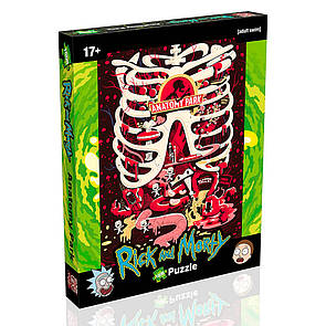 Пазл RICK AND MORTY Anatomy (Рік і Морті) 1000 ел.