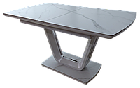 Стол обеденный раскладной керамика с МДФ белый DAOSUN DТ 8136