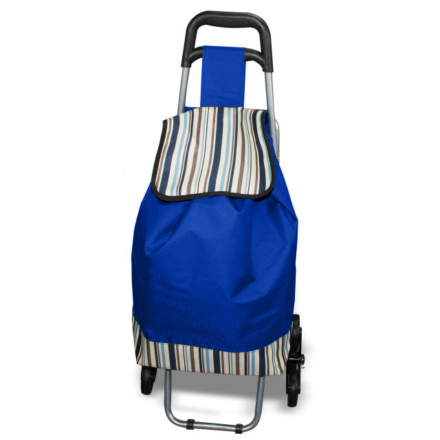 Господарська сумка на коліщатках Синя, кравчучка, госп сумка на колесах | тележка кравчучка, фото 1