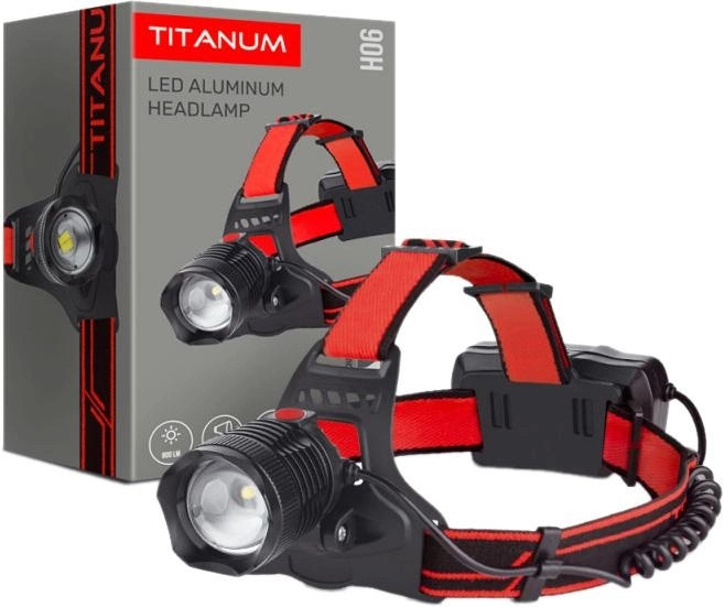 Налобний світлодіодний ліхтарик Titanum 800Lm 6500K (TLF-H06)