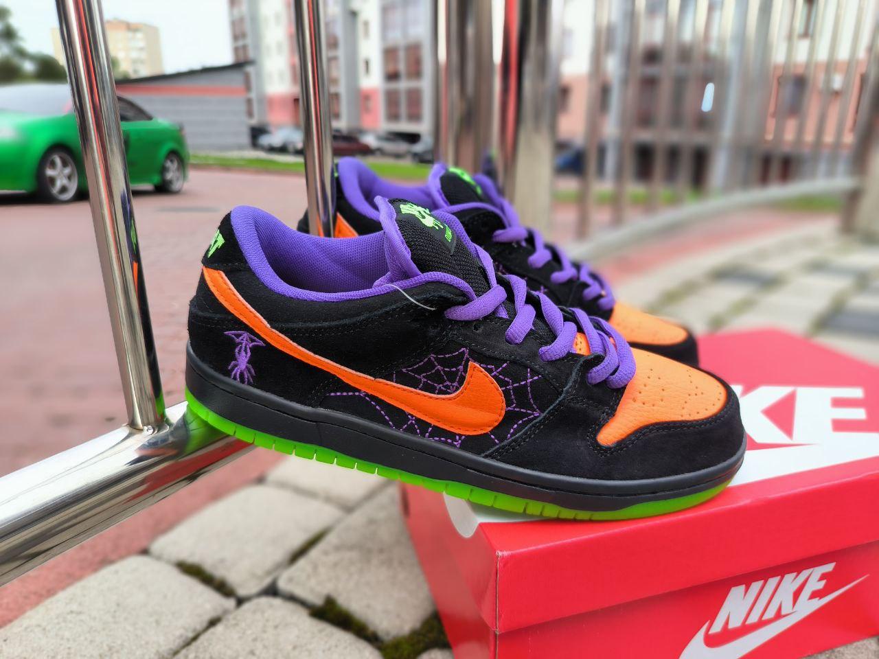 Чоловічі Кросівки Nike SB Dunk Low Night of Mischief Halloween / Найк СБ Данк Найт оф Мішиф Хелловін Низькі
