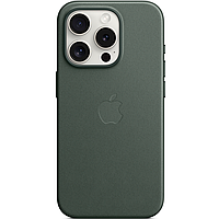 Чехол накладка Apple FineWoven Case with MagSafe for iPhone 15 Pro, Evergreen (MT4U3)