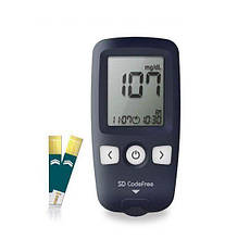 Система визначення глюкози в крові SD CodeFree™ + Тест-смужки SD CodeFree™ 50 шт.