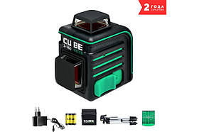 Нівелір лазерний лінійний ADA CUBE 2-360 Green Professional Edition (А00534)