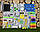 Бізіборд  Бизиборд з ліхтариком Бізі борд Busyboard Busy Board Розвиваюча Монтессорі Дошка Подарунок на Рік дитині Бізікуб 1 Рочок, фото 2