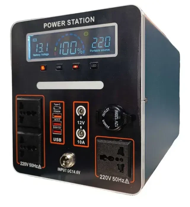 Портативна зарядна станція EP-JB 1000W 12V/60Ah LiFePO4 із сонячною панеллю 18V 100W