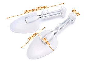 Формотримач для взуття розмір чоловічий  прозорий