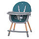 Стілець для годування El Camino LUMI ME 1111 Teal Бірюзовий | Високий дерев'яний стільчик - фото 7 - id-p1914804016