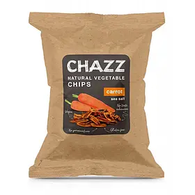 Чипси Chazz Natural Vegetable Chips Carrot з морською сіллю 50g