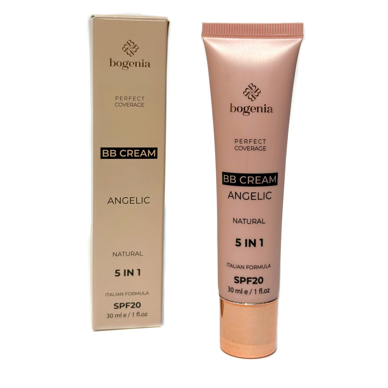 BB крем ANGELIC 5 в 1 SPF 20 (30 мл) Bogenia BG604, 003 Beige