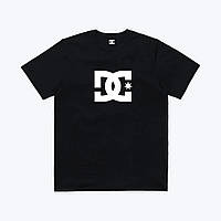 Чорна футболка DC Shoes Star Logo унісекс Дісі