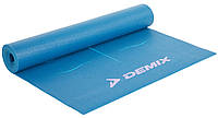 Коврик мат для йоги (175*60*0,4 см) Demix Синий