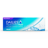 Мультифокальные однодневные контактные линзы для зрения Dailies AquaComfort plus Multifocal (1 уп. 30 шт.)