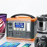 Портативна зарядна станція EP-P500W 12V/40Ah (Li-ion) із сонячною панеллю 60 W, фото 6