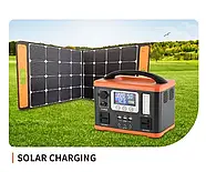 Портативна зарядна станція EP-P500W 12V/40Ah (Li-ion) із сонячною панеллю 60 W, фото 8