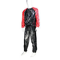 Костюм-сауна для схуднення LiveUp PVC SAUNA SUIT S-M (LS3034-SM) Чорний