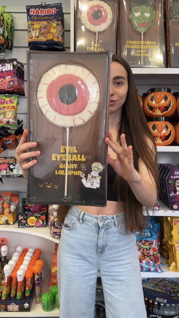 Льодяник Око Beasty Bat Giant Lollipop Halloween 400g