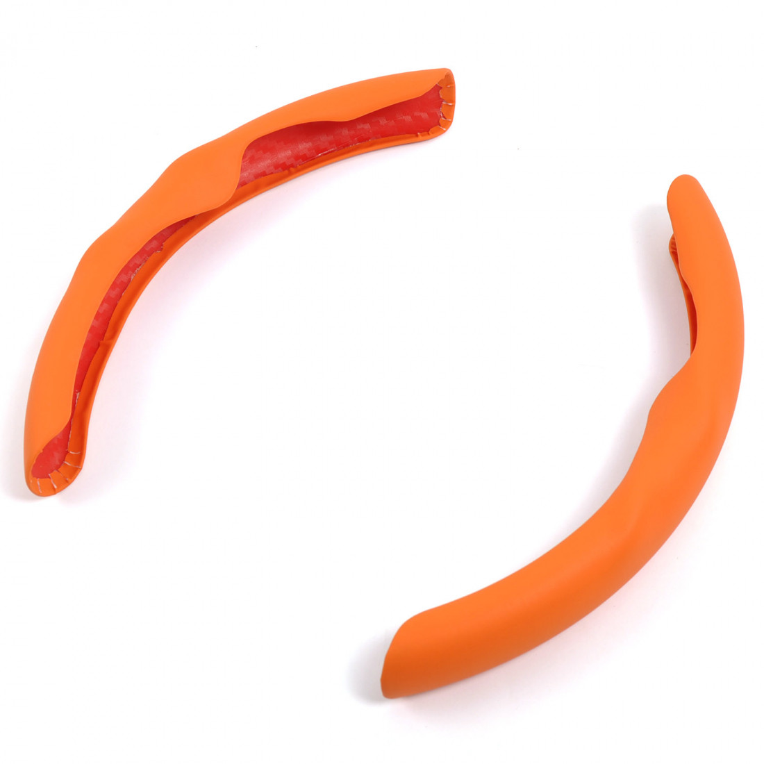 Накладка чохол на кермо універсальна силікагель оранжевий, фото 1