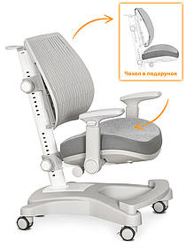 Детское серое Кресло Mealux Softback Grey (арт.Y-1040 G)