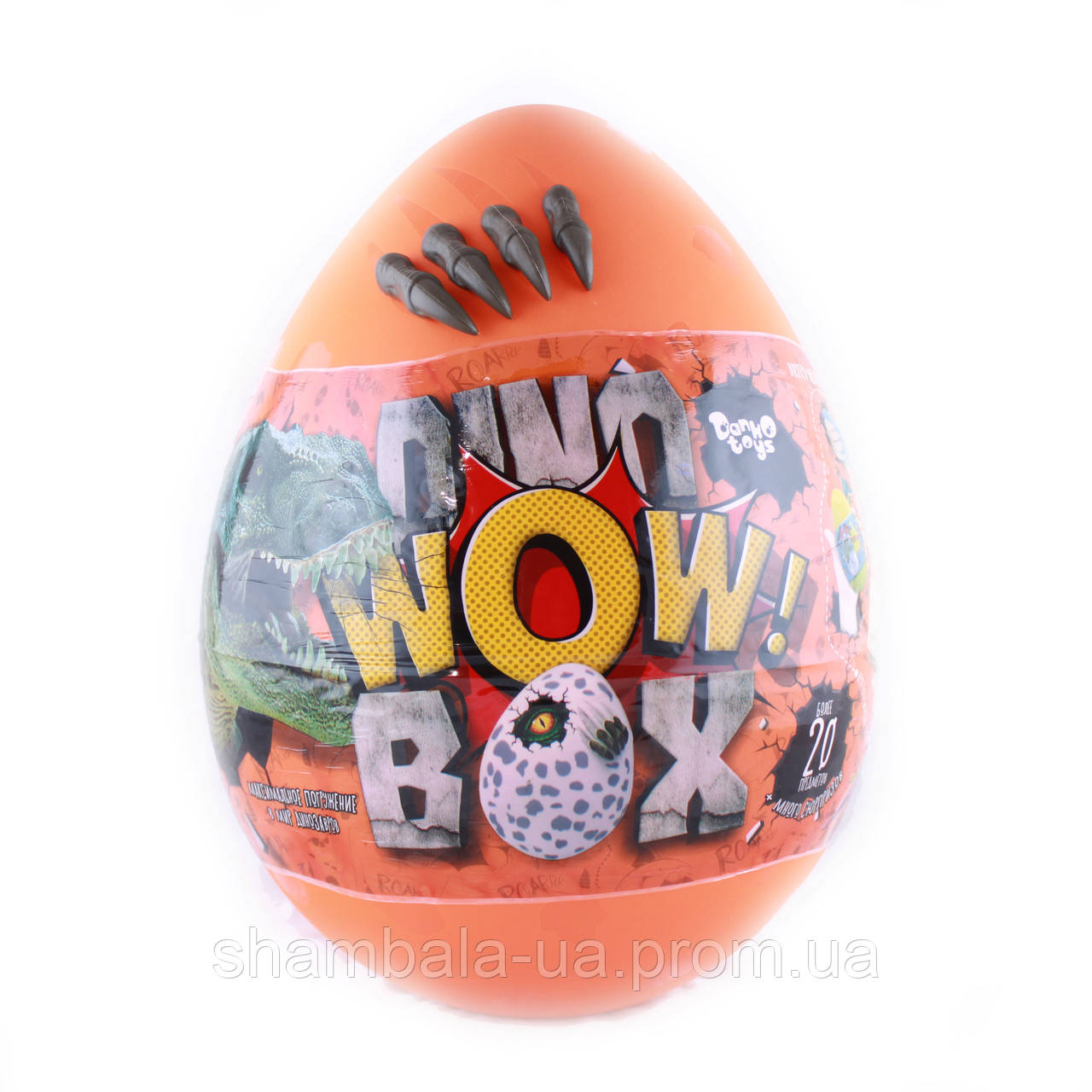 Ігровий набір для творчості Яйце Динозавра Danko Toys Dino WOW Box сюрприз (095967)