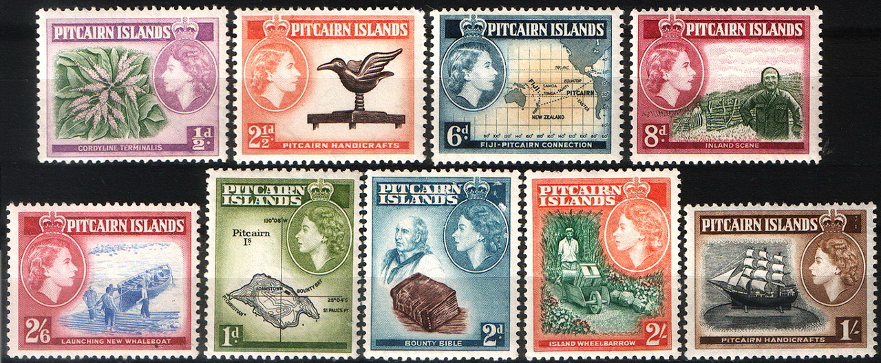 Pitcairn Islands 1957 MNH / XF повна серія