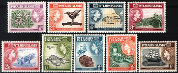 Pitcairn Islands 1957 MNH / XF повна серія