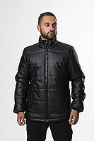 Куртка из кожзама черная 'Skipper' Intruder L (1616414402 2) KS, код: 6751290