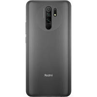 Задняя крышка Xiaomi Redmi 9, Pocophone M2 co стеклом камеры, серый