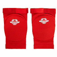 Защита локтя CO-8896 Hard Touch для тайского бокса эластичная с фиксирующим ремнем пара красный