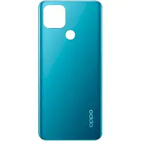 Задняя панель корпуса (крышка аккумулятора) Oppo A15/A15s/A35 оригинал, Mystery Blue