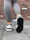 Жіночі кросівки Adidas Forum Low білі з чорним шкіряні Адідас Форум, фото 9