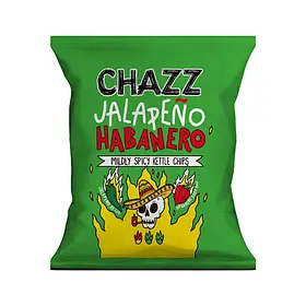 Чіпси Chazz Jalapeno Habanero Mildly Spicy 50g