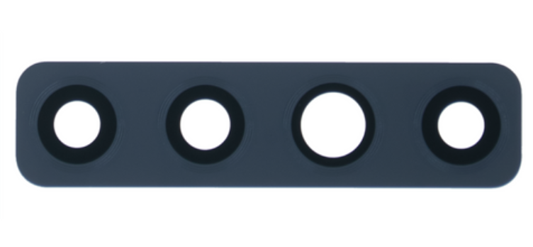 Скло камери для Tecno Camon 17P CG7n, без рамки, чорне, фото 1