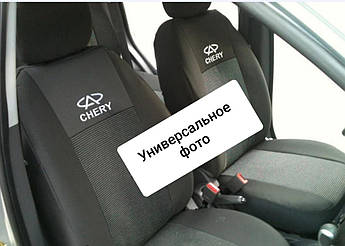 Чохли для сидінь Hyundai Santa Fe 2018 роздільна спин і сид, задній підлокітн. АB-Текс