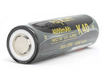 Аккумулятор 21700 Vapcell K40 4000 mAh, Li-Ion INR, 3.7В (4.2В). Высокотоковый 30A (45А), без защиты.