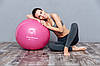 М'яч для фітнесу (фітбол) Power System PS-4012 Ø65 cm PRO Gymball Pink, фото 4