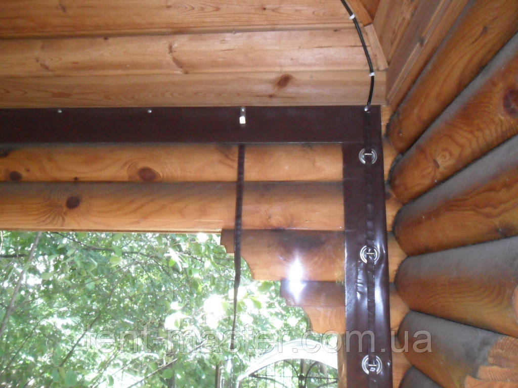 Прозрачные ПВХ шторы для деревянных беседок - фото 4 - id-p81534658