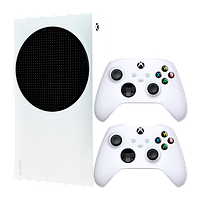 Набор Консоль Microsoft Xbox Series S 512GB White Б/У + Геймпад Беспроводной Version 4 Robot