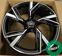 Новые диски RS 5*112 R20 на Audi A6 C7 C8 A7 A8 Q5 Q7 Vw ID4 Tiguan Skoda