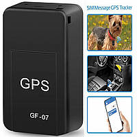 Трекер GPS GSM GF-07 із вбудованими магнітами для кріплення  Чорний
