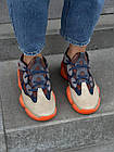 Жіночі кросівки Adidas Yeezy Boost 500 GX3607 бежеві замшеві Адідас Ізі 500 весняні осінні, фото 3