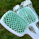 Гребінець для волосся Superbrush Hollow Comb, білий/м'ятний, фото 3