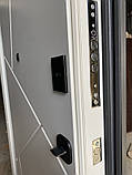 Двері вхідні в квартиру Стиль 4 контури Ваш ВиД Кварц /Білий супермат 850х2050х85 Ліве /Праве, фото 3