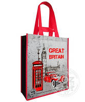 Сумка спанбонд без замка "Телефоння будка"