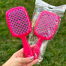 Гребінець для волосся Superbrush Hollow Comb, рожевий