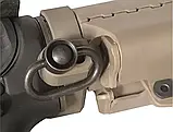 Антабка Troy Pro Grade на трубу приклада. FDE, фото 3