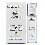 Lacoste Eau De Lacoste L.12.12 Blanc-Pure Pheromone Parfum чоловічий 40 мл, фото 3