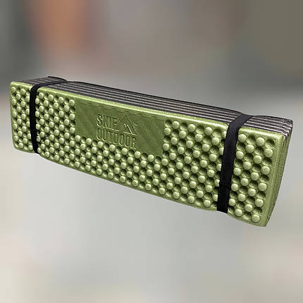 Каремат Skif Outdoor Transformer, 186х56х2 см, колір – Олива, легкий складаний каремат військовий (SOFMOL), фото 1